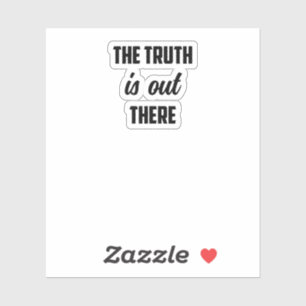 Adesivo A Verdade Está Lá Fora: Mistério Seeker Investiker