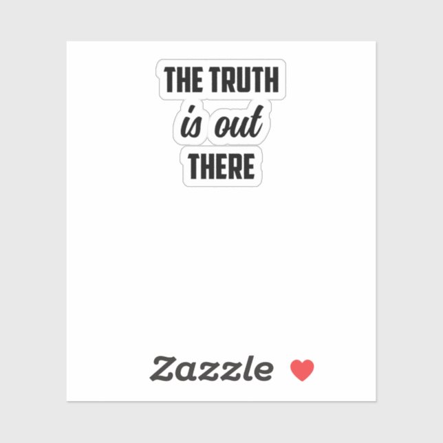 Adesivo A Verdade Está Lá Fora: Mistério Seeker Investiker (Folha)