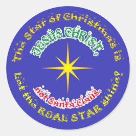 Adesivo A verdadeira estrela do Natal