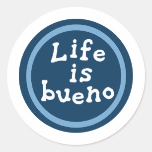 Adesivo A vida é bueno