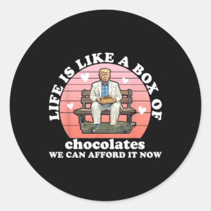 Adesivo A Vida É Como Uma Caixa De Chocolates Que Podemos 