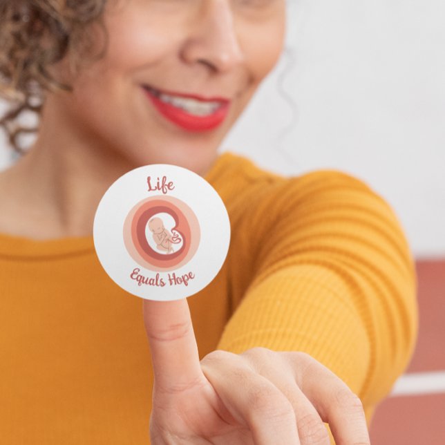 Adesivo A Vida É Igual à Esperança – Consciencialização Pr (Criador carregado)