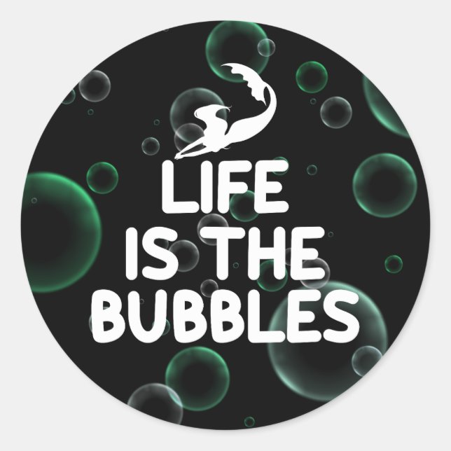 Adesivo a vida é o Bubbles (Frente)