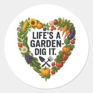 Adesivo A vida é um jardim