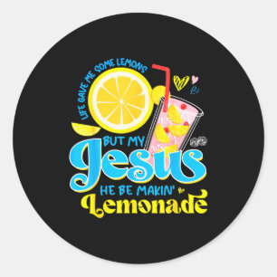 Adesivo A vida me deu um pouco de limão, mas meu Jesus est
