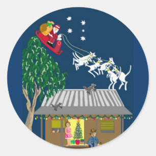 Adesivo A vinda do papai noel