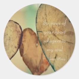 Adesivo A Voz Dos Seus Sussurros Para A Minha Alma