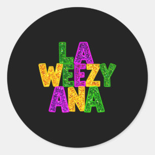 Adesivo A weezy ana mardi gras louisiana nova orleans