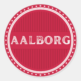 Adesivo Aalborg City Pride Emblem – Danish Identity