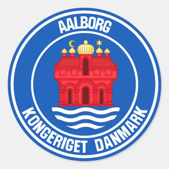 Adesivo Aalborg Round Emblem (Frente)