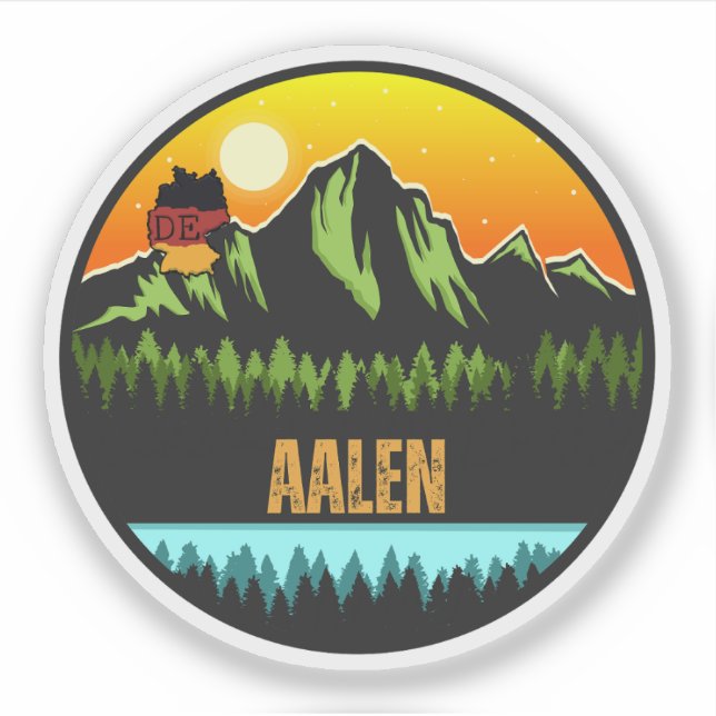 Adesivo Aalen, Alemanha (Frente)