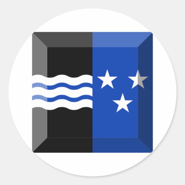 Adesivo Aargau Flag Gem (Frente)