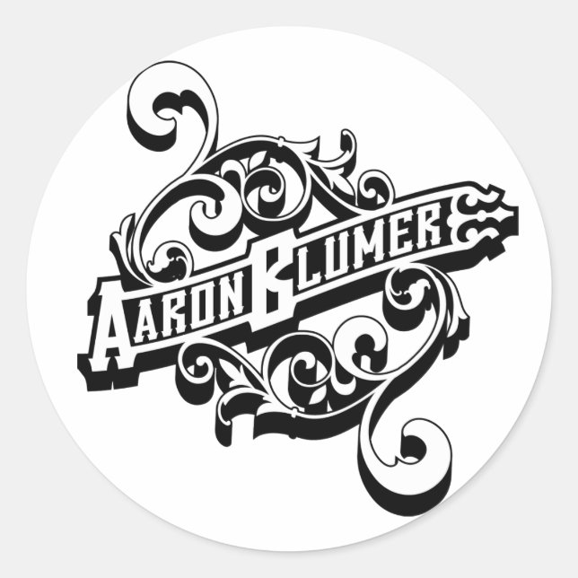 Adesivo Aaron Blumer Sticker (Frente)