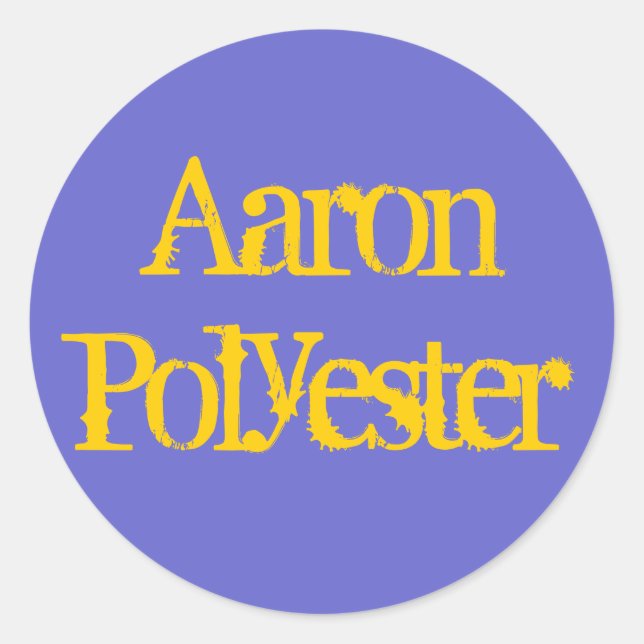Adesivo Aaron Polyester (Frente)