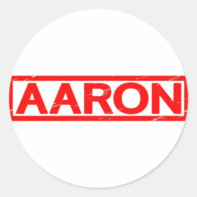 Adesivo Aaron Stamp (Frente)