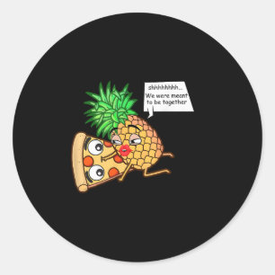 Adesivo Abacaxi Engraçado Na Pizza
