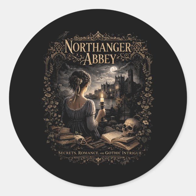Adesivo Abadia de Northanger (Frente)