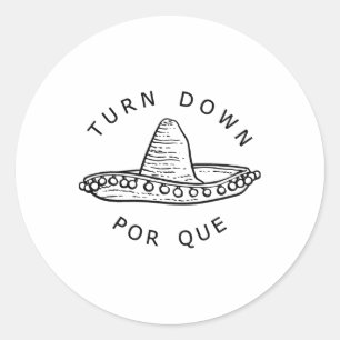 Adesivo Abaixar Por Que Funny Cinco Mayo Mexicano Fiesta