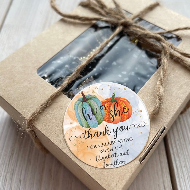 Adesivo Abandonar Abraços Ele ou Ela Revelam Sexo Obrigado (Criador carregado)