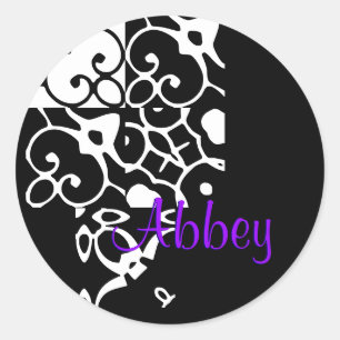 Adesivo Abbey Designer Name I Sticker