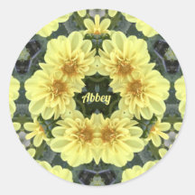ABBEY ~ PÁSCOA DAHLIAS AMARELO RELIGIOSO ~