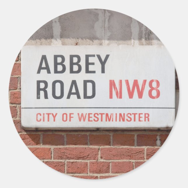 Adesivo Abbey Road London (Frente)