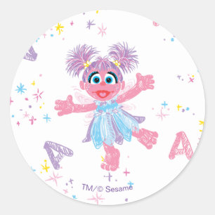 Adesivo Abby Cadabby Sparkle Pattern