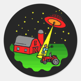 Adesivo Abdução de Alienígenas para agricultores