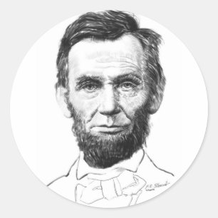 Adesivo Abe Lincoln