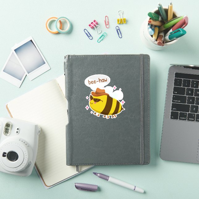 Adesivo Abeia engraçada design fofo (Capa para iPad)