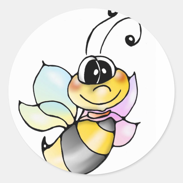 Adesivo Abelha abelhas aufkleber - sticker bee bees (Frente)