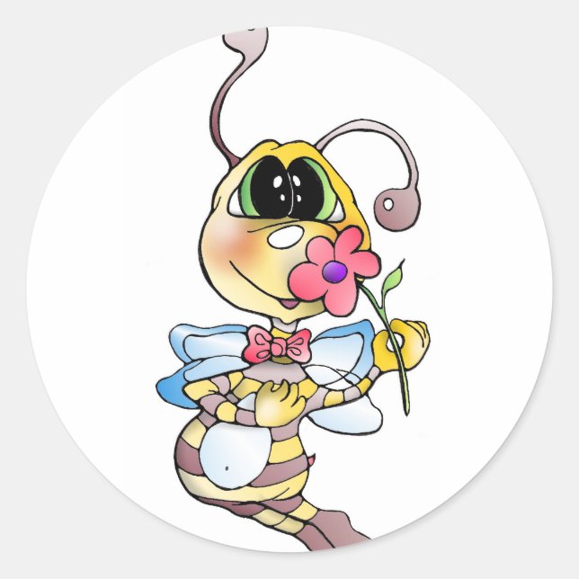 Adesivo Abelha abelhas aufkleber - sticker bee bees (Frente)