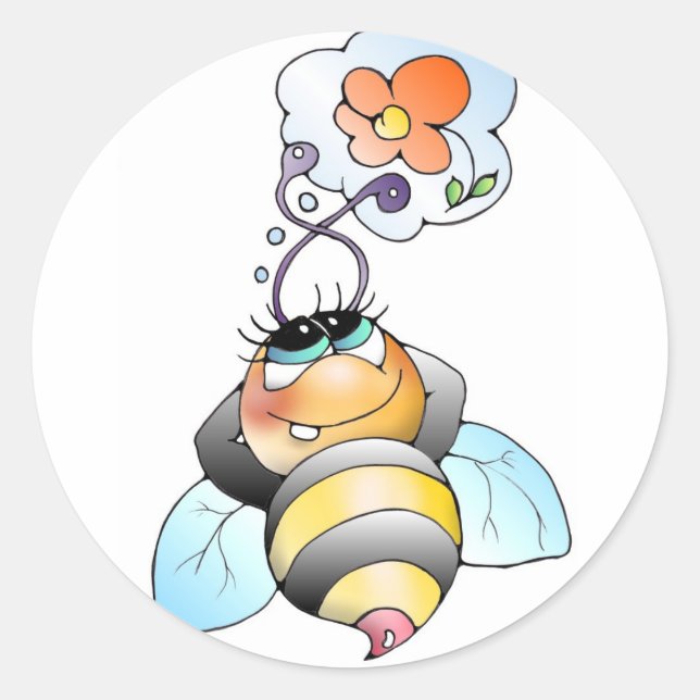 Adesivo Abelha abelhas aufkleber - sticker bee bees (Frente)