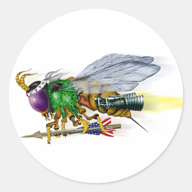 Adesivo Abelha de assassino internacional - LaRue (Frente)