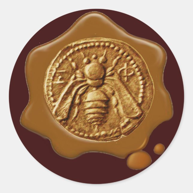 ADESIVO ABELHA DE MEL, APOSTA DE MADEIRA DE MADEIRA (Frente)
