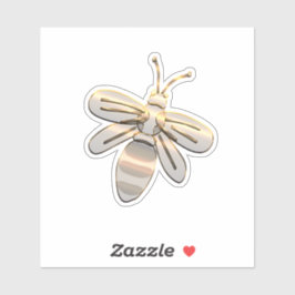 Adesivo Abelha Dourada