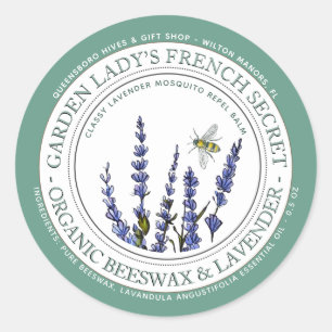 Adesivo Abelhas de Bar de repelente de mosquito-Lavanda de