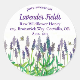 Adesivo Abelhas De lavanda Mel Para Venda