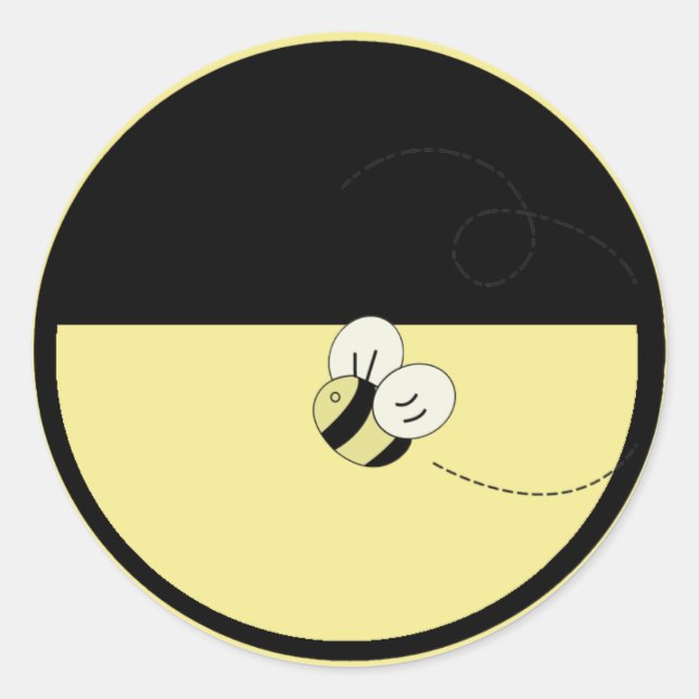 Adesivo Abelhas de madeira de carneiro Feliz (Frente)