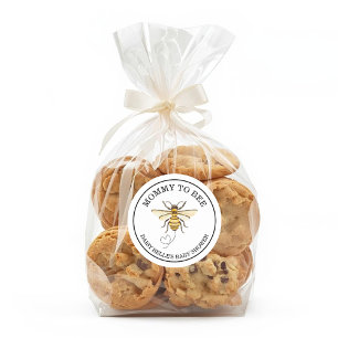 Adesivo Abelhinha a Caminho Chuvinha Amarela de Bebê