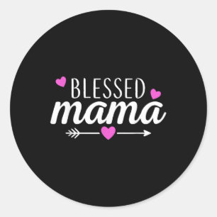 Adesivo Abençoada Mãe Vovó Camisa Vovó Mulher Mama Mama Ma