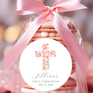 Adesivo Abençoada Primeira Comunhão