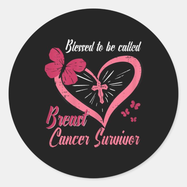 Adesivo Abençoado A Ser Chamado Cristo De Sobrevivência Do (Frente)