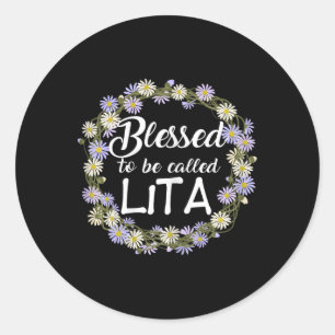 Adesivo Abençoado Seja Chamado Lita Cute Chamomile Impress