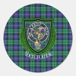 Adesivo Abercrombie Scottish Clan Tartan & Crest