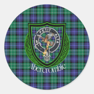 Adesivo Abercrombie Scottish Clan Tartan & Crest