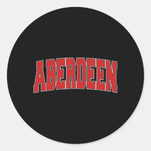 Adesivo Aberdeen Wa Washington Varsity Estilo Usa Vintage