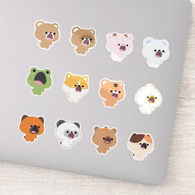 Adesivo Abertura da Boca dos Animais (Detalhe)