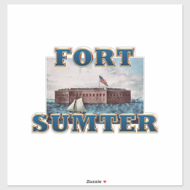 Adesivo ABH Fort Sumter (Folha)