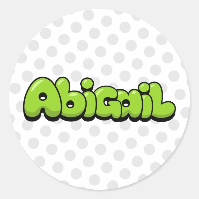 Adesivo Abigail (Frente)